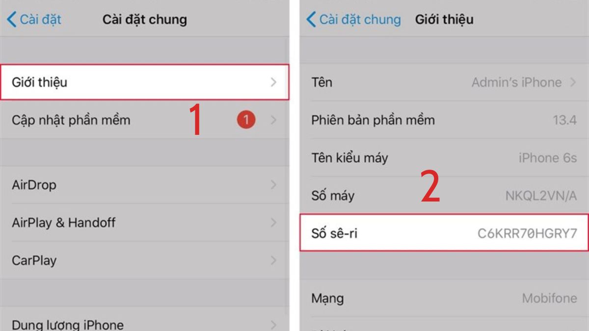 Cách kiểm tra iPhone có bảo hành ở Việt Nam không bước 1