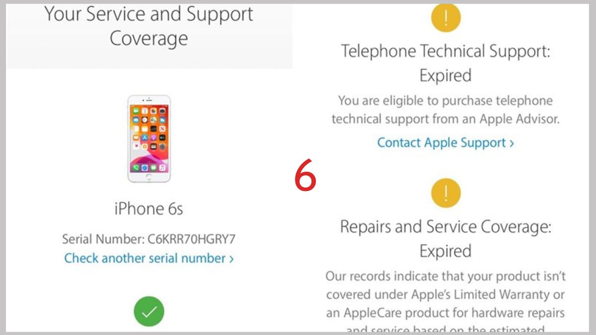 Cách kiểm tra iPhone có bảo hành ở Việt Nam không bước 3