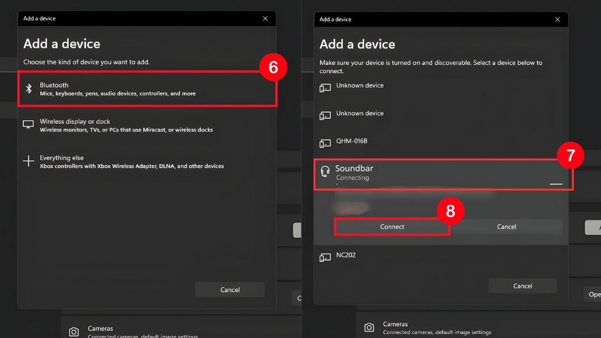 cách Kết nối loa soundbar với máy tính laptop bằng Bluetooth bước 3