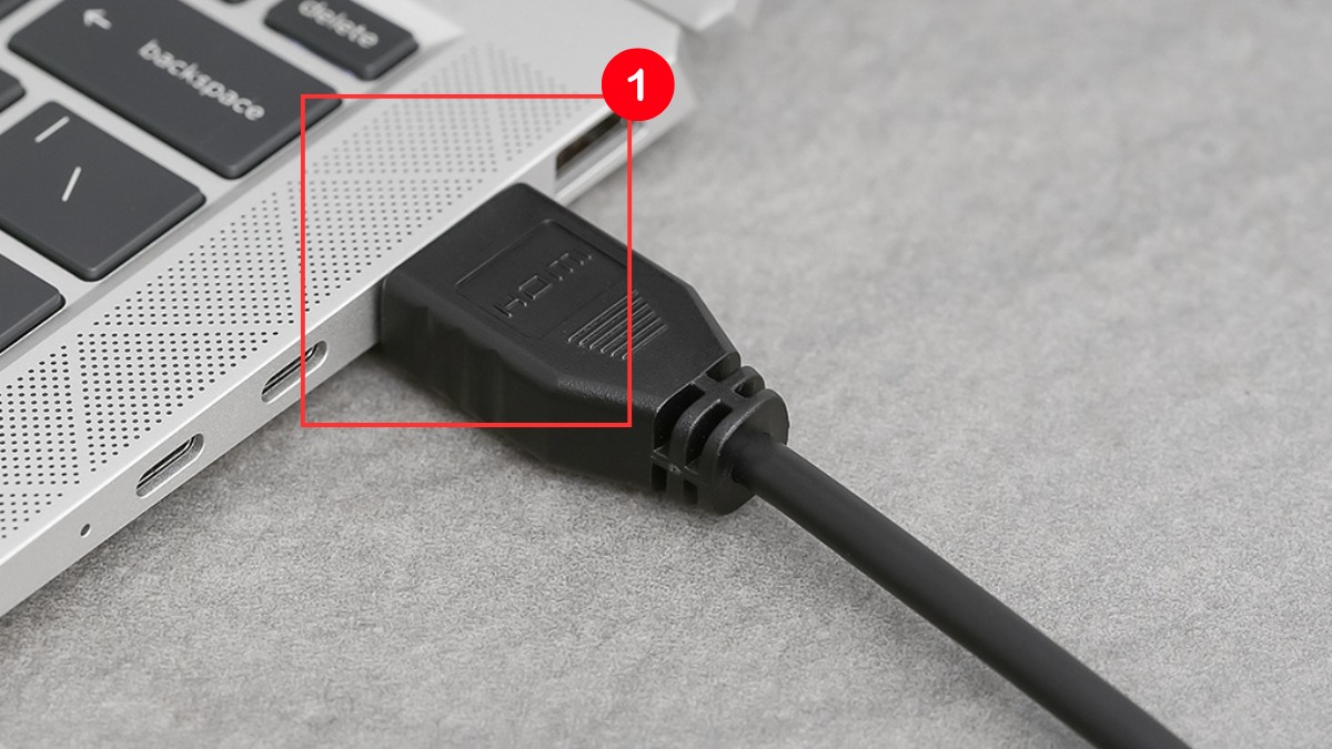 cách Kết nối loa soundbar với máy tính qua cổng HDMI bước 1