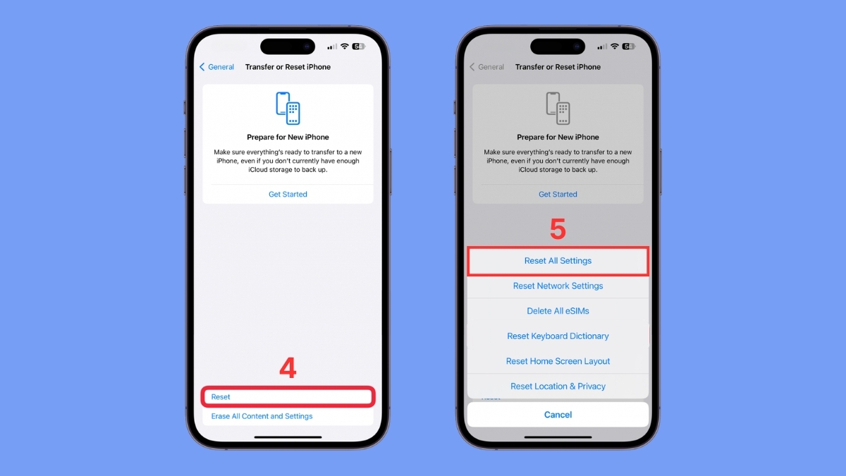 Cách khắc phục không đăng xuất được iCloud khôi phục cài đặt gốc bước 5