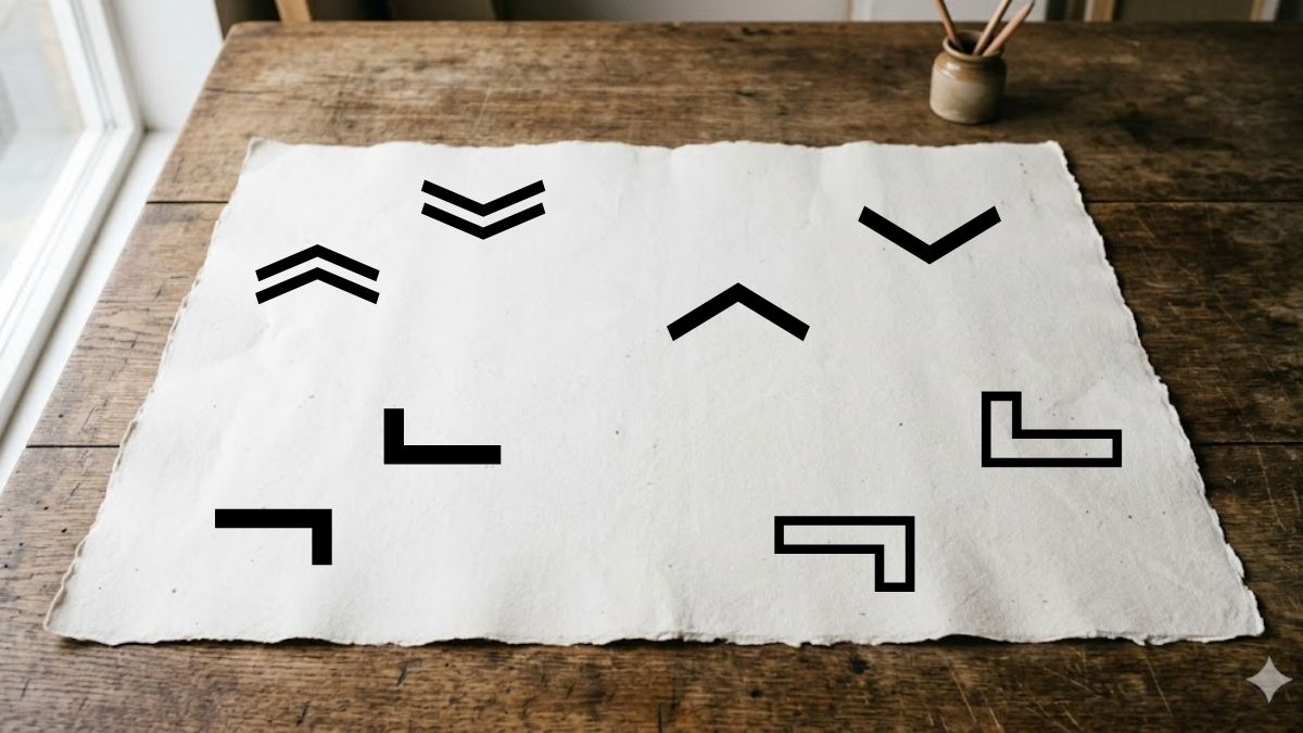 Kí tự đặc biệt ngoặc trên dưới độc đáo