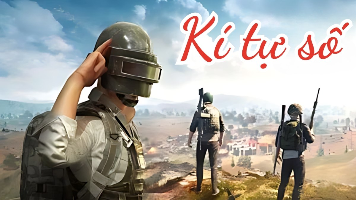 kí tự đặc biệt PUBG các con số