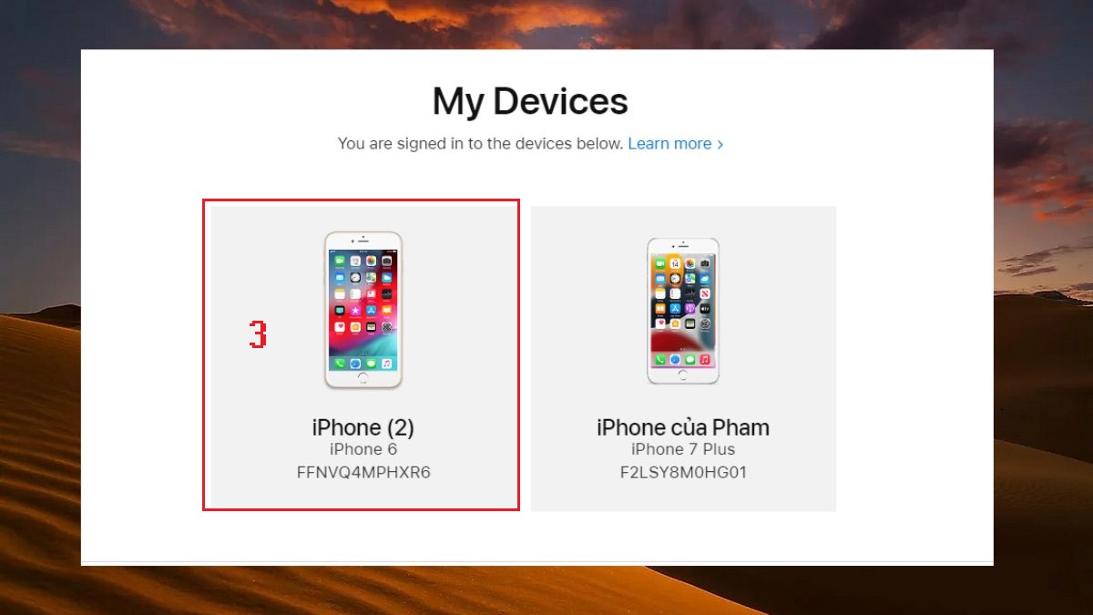Cáh Kiểm tra ngày kích hoạt iPhone trên web Apple bước 5