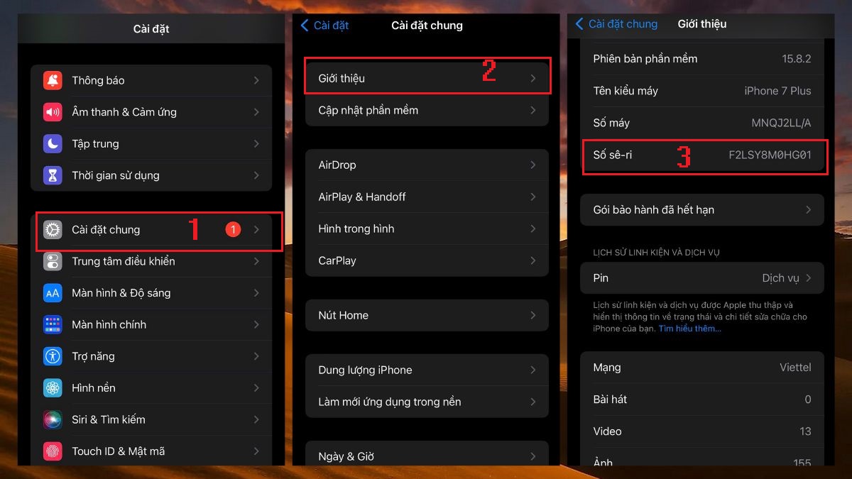 Cách Kiểm tra ngày kích hoạt iPhone bằng số Seri bước 2