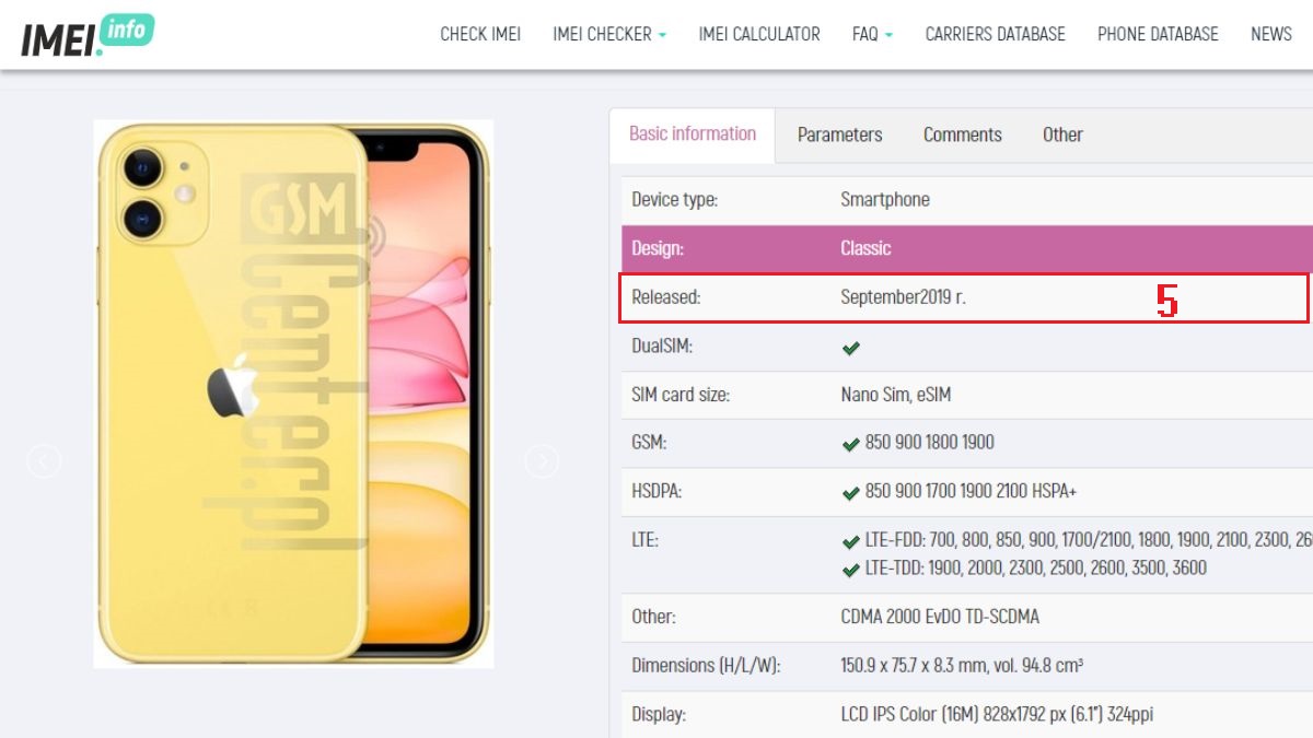Cách Kiểm tra ngày kích hoạt iPhone bằng IMEI bước 3