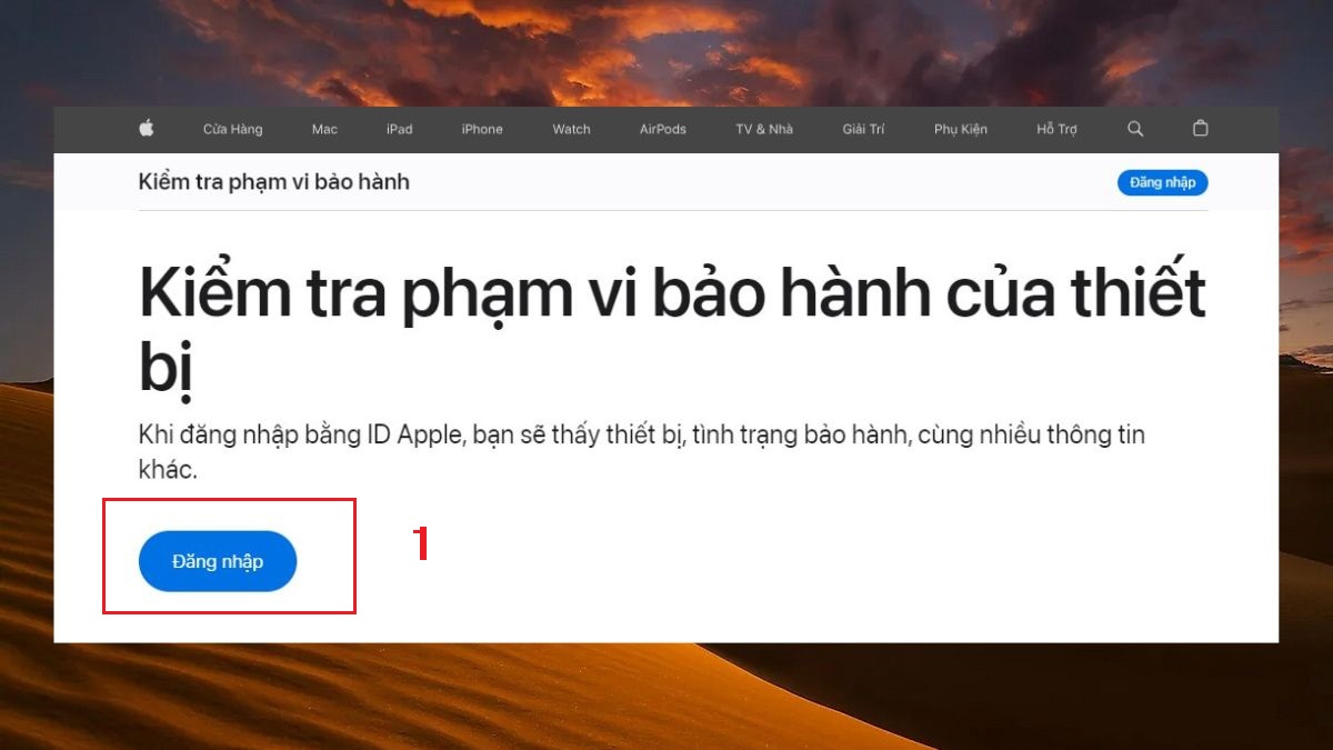 Cách Kiểm tra ngày kích hoạt iPhone bằng iCloud bước 1