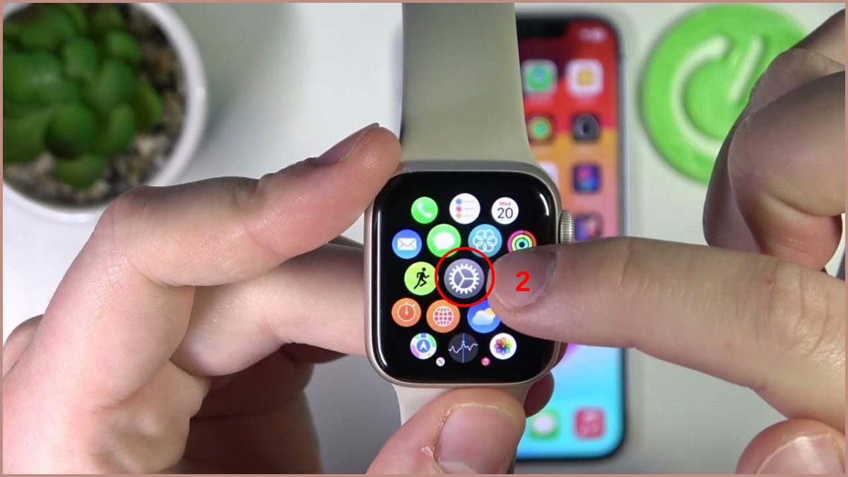 Cách kiểm tra Pin đồng hồ Apple Watch trong cài đặt bước 2