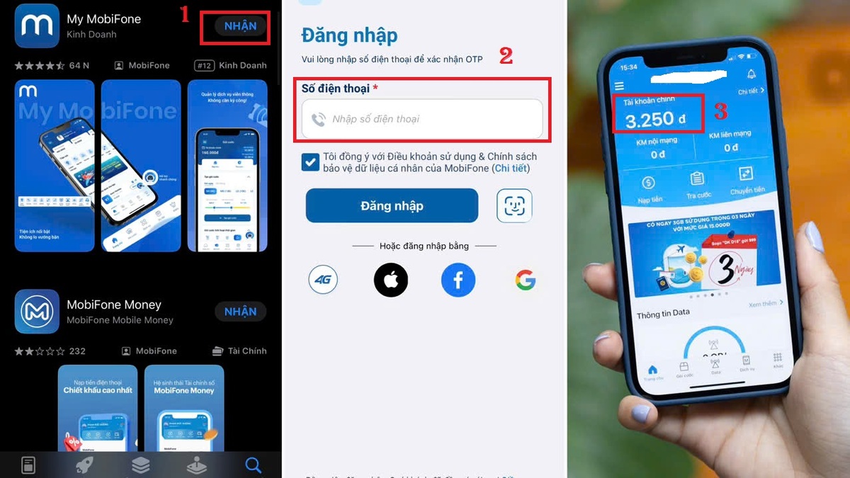 Cách Kiểm tra số dư MobiFone qua app My MobiFone