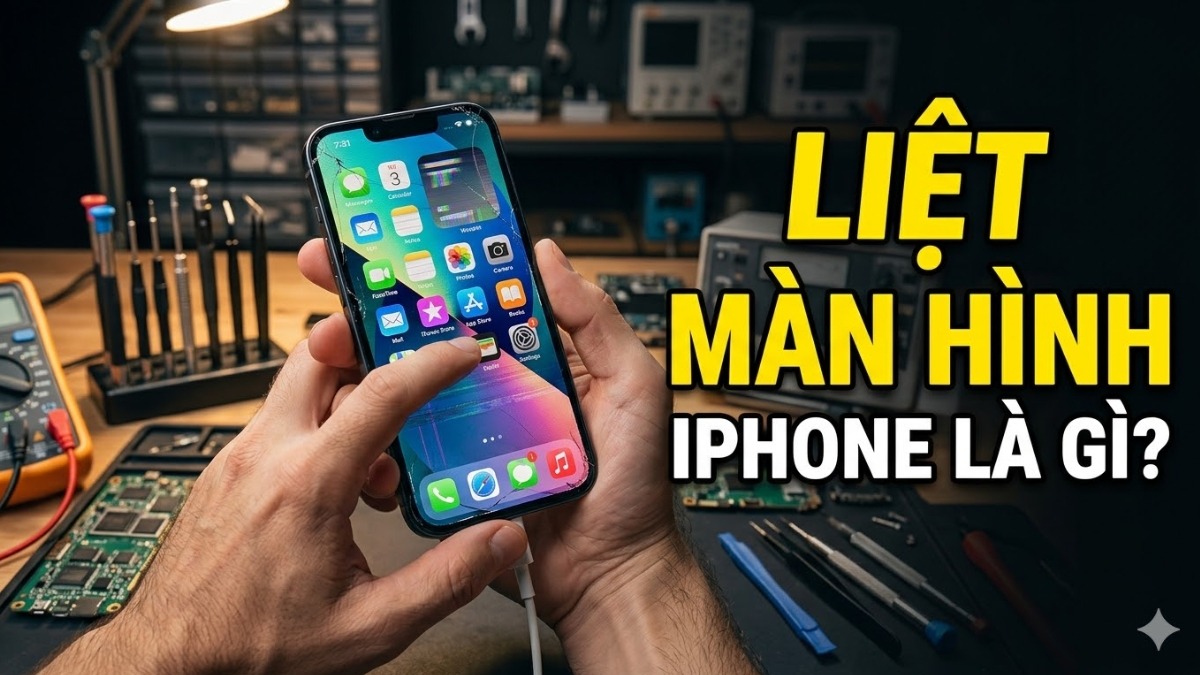 Liệt màn hình iPhone là gì