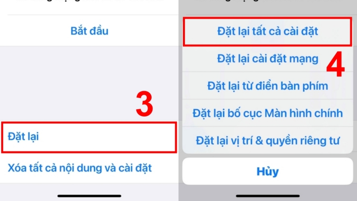 Cách khắc phục lỗi iPhone không nhận được Email đặt lại mặc định bước 4