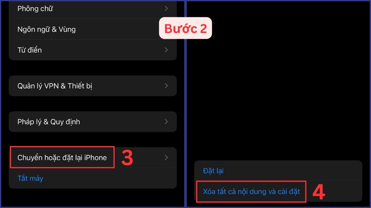 Cách khắc phục iPhone 13 Pro Max bị lỗi màn hình khôi phục cài đặt gốc bước 2