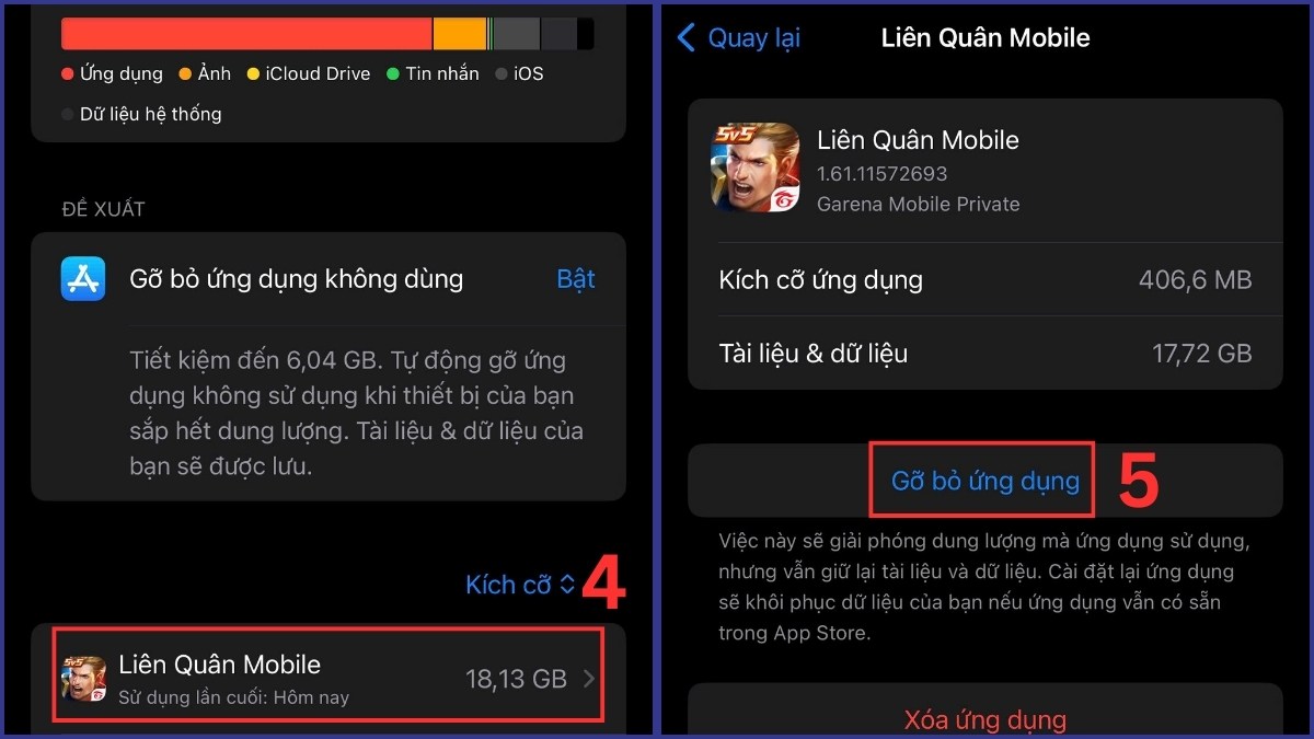 Cách khắc phục iPhone 13 Pro Max bị lỗi màn hình giải phóng bộ nhớ bước 5