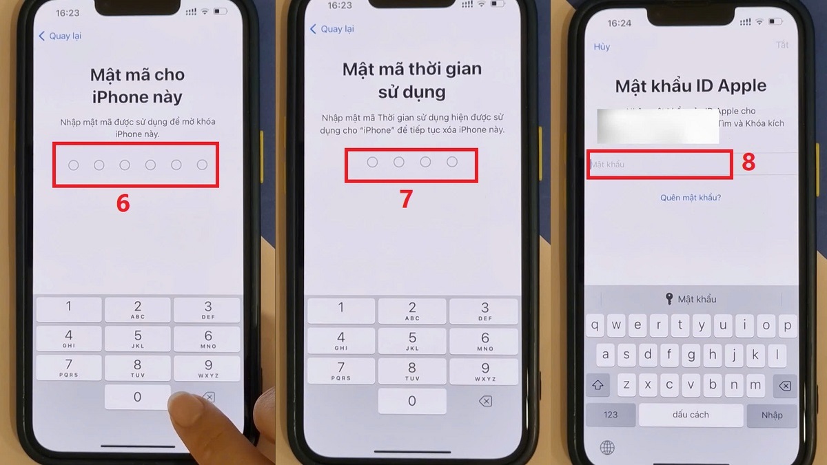 Cách khắc phục màn hình iPhone bị đốm đen khôi phục cài đặt gốc bước 3