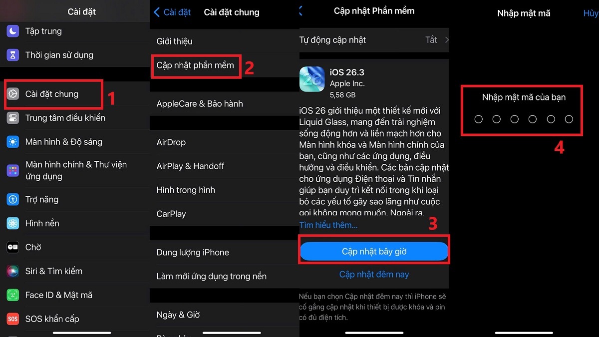Cách khắc phục màn hình iPhone cập nhật ios