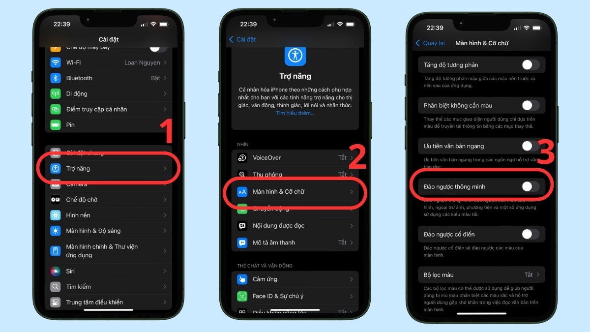 Cách khắc phục tình trạng màn hình iPhone bị tối màu Kiểm tra chế độ Night Shift bước 1