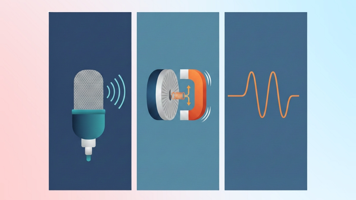 Cơ chế hoạt động của micro điện động là gì