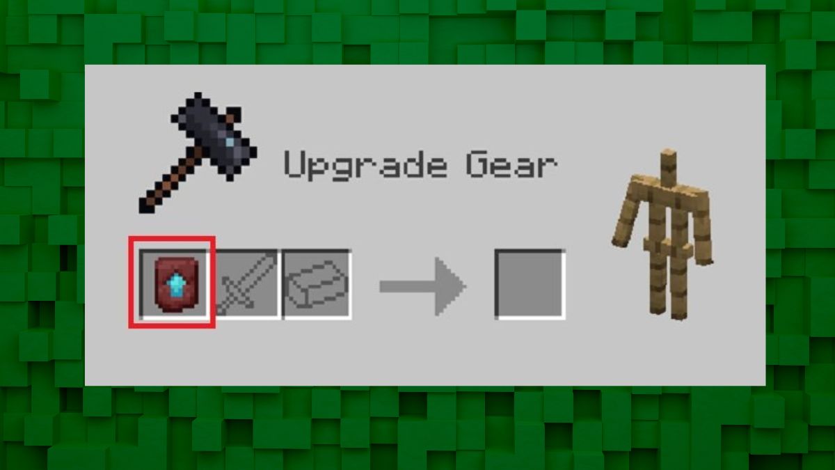 Cách tạo áo giáp trong Minecraft 1.20 51 APK bước 1