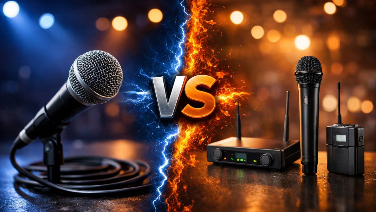 Nên dùng micro có dây hay không dây? So sánh ưu nhược điểm