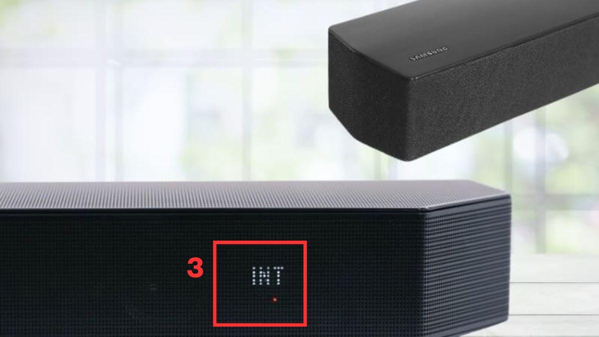 Cách reset loa thanh Samsung trực tiếp trên thiết bị bước 3