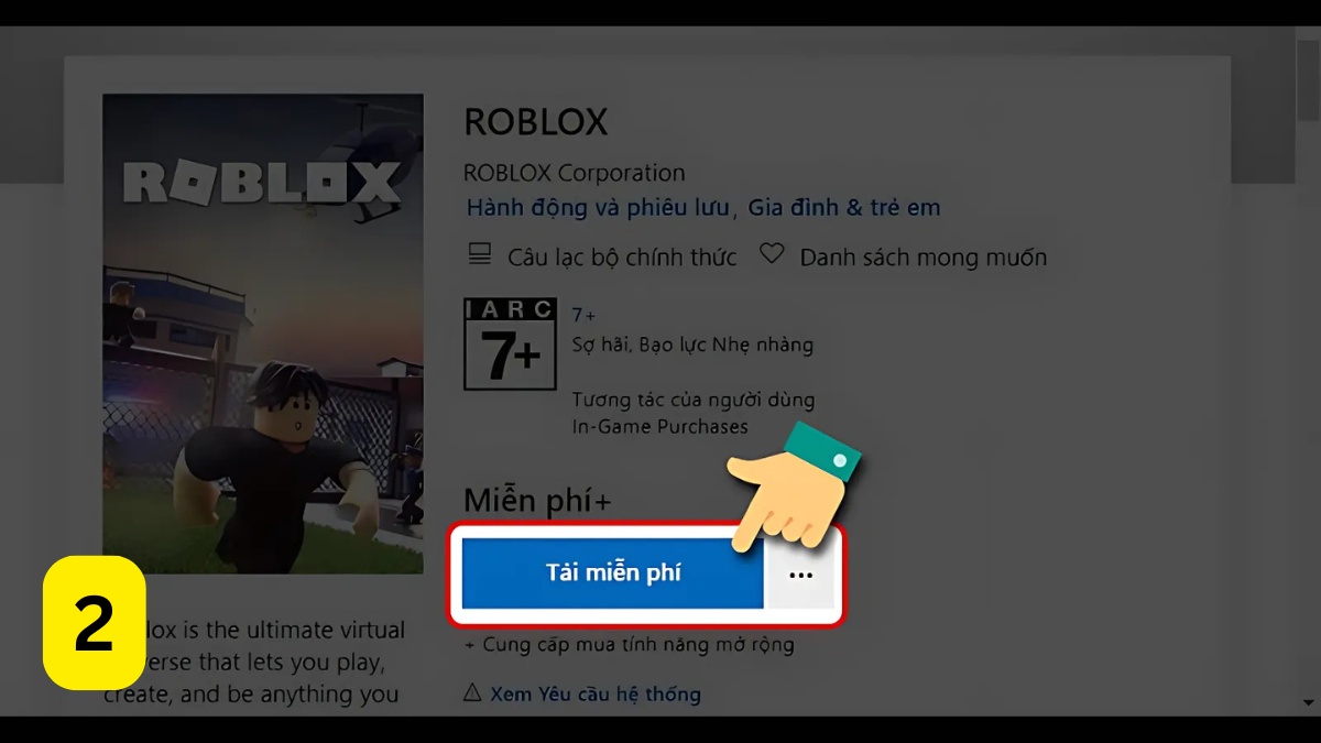Cách tải, cài đặt Roblox PC trên máy tính bước 2