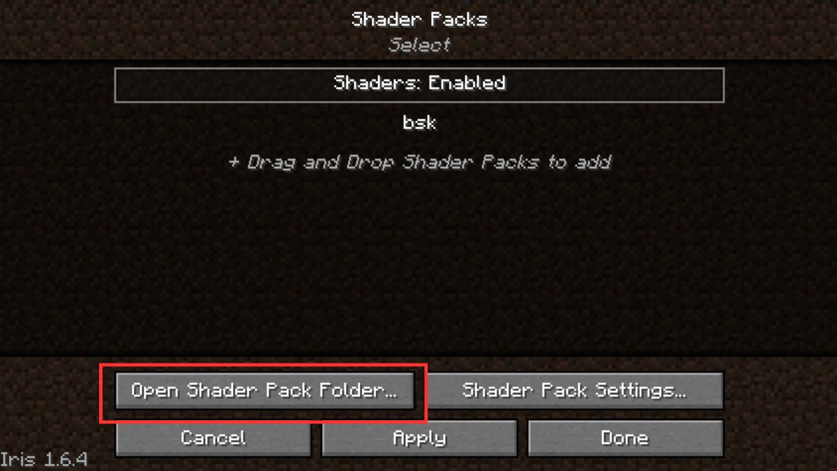 Hướng dẫn Cách cài đặt shader Minecraft 1.21