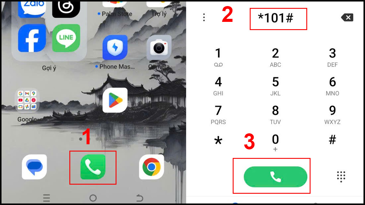 hướng dẫn Cách khắc phục sim có sóng nhưng không gọi được kiểm tra tài khoản