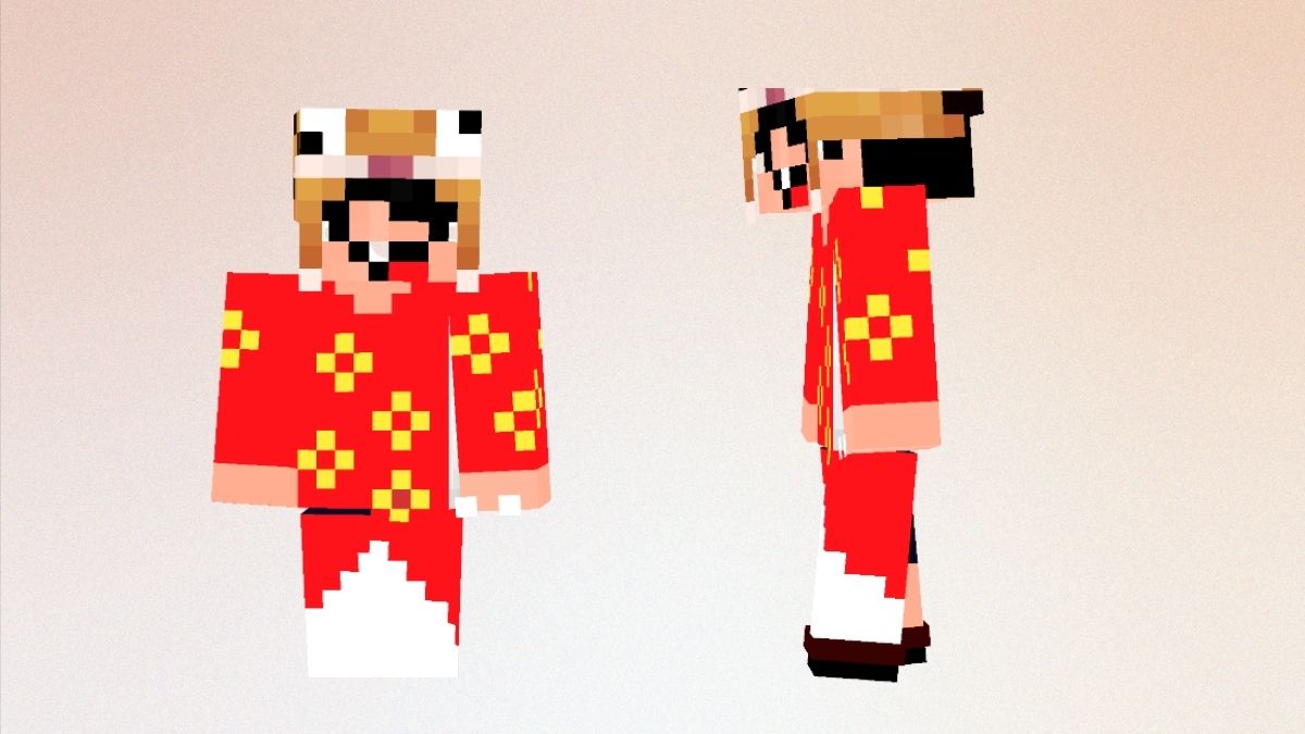Skin Minecraft tết đẹp 4k