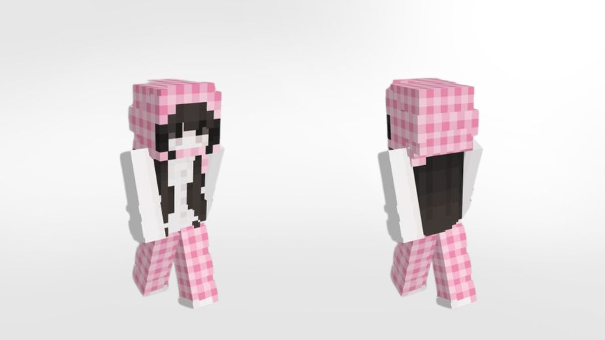 tải Skin Minecraft màu hồng