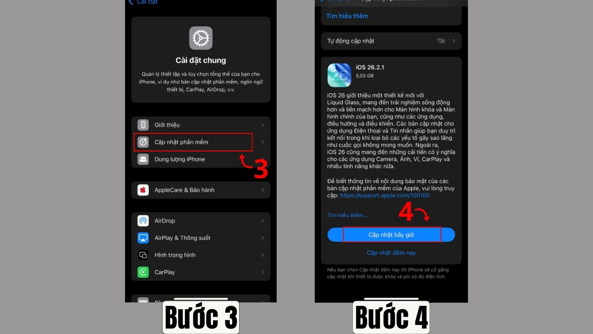 Cách tải lại App Store trên iPhone cập nhật phiên bản mới bước 3