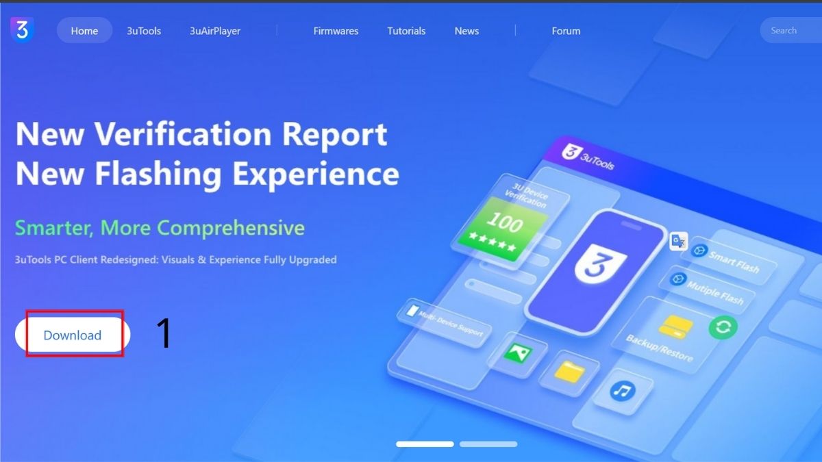 Tại sao iPhone cũ lại có pin 100% cách kiểm tra bằng 3uTools bước 1