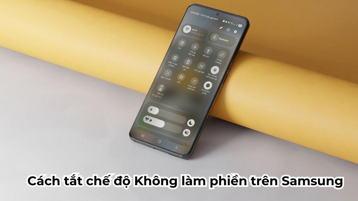 Cách tắt chế độ không làm phiền trên Samsung chi tiết