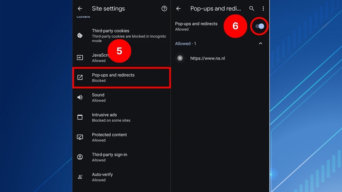 Cách tắt quảng cáo trên điện thoại Vivo trên trình duyệt chrome bước 3
