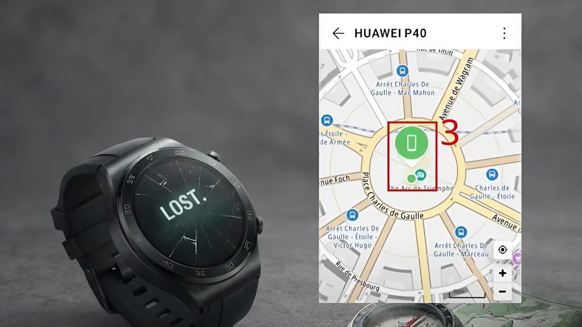 cách Tìm đồng hồ Huawei bằng điện thoại trên Huawei Cloud bước 2