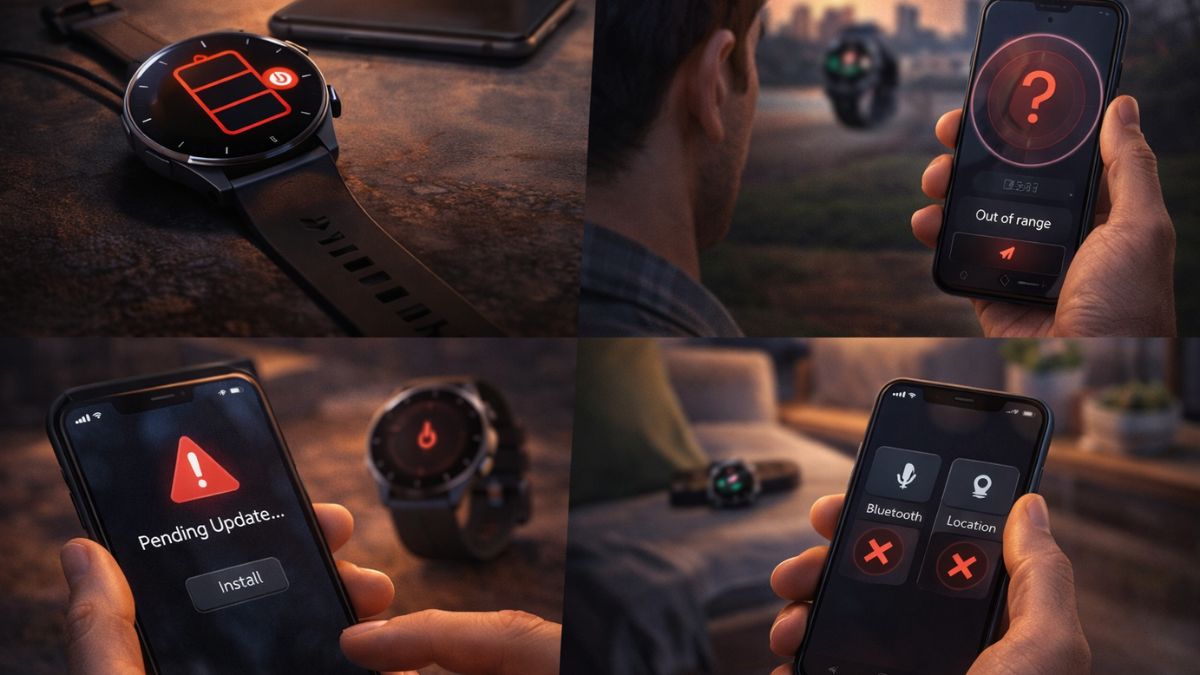 Những trường hợp sẽ không tìm được đồng hồ Huawei