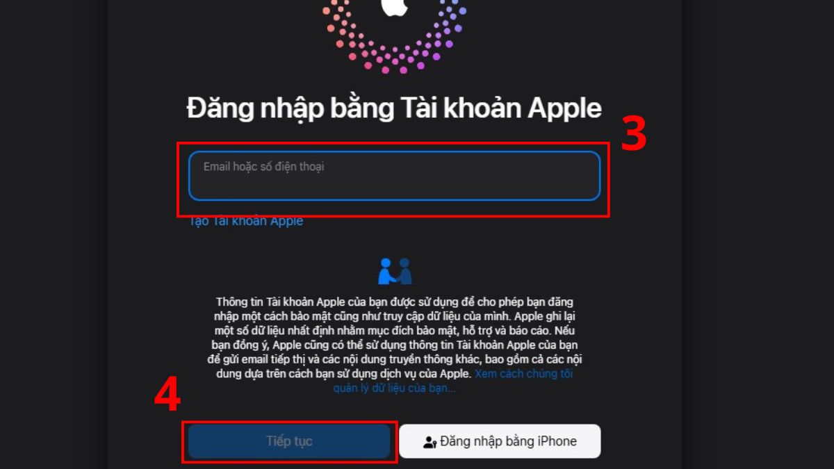 cách Tìm iPhone bị mất khi tắt nguồn bước 2