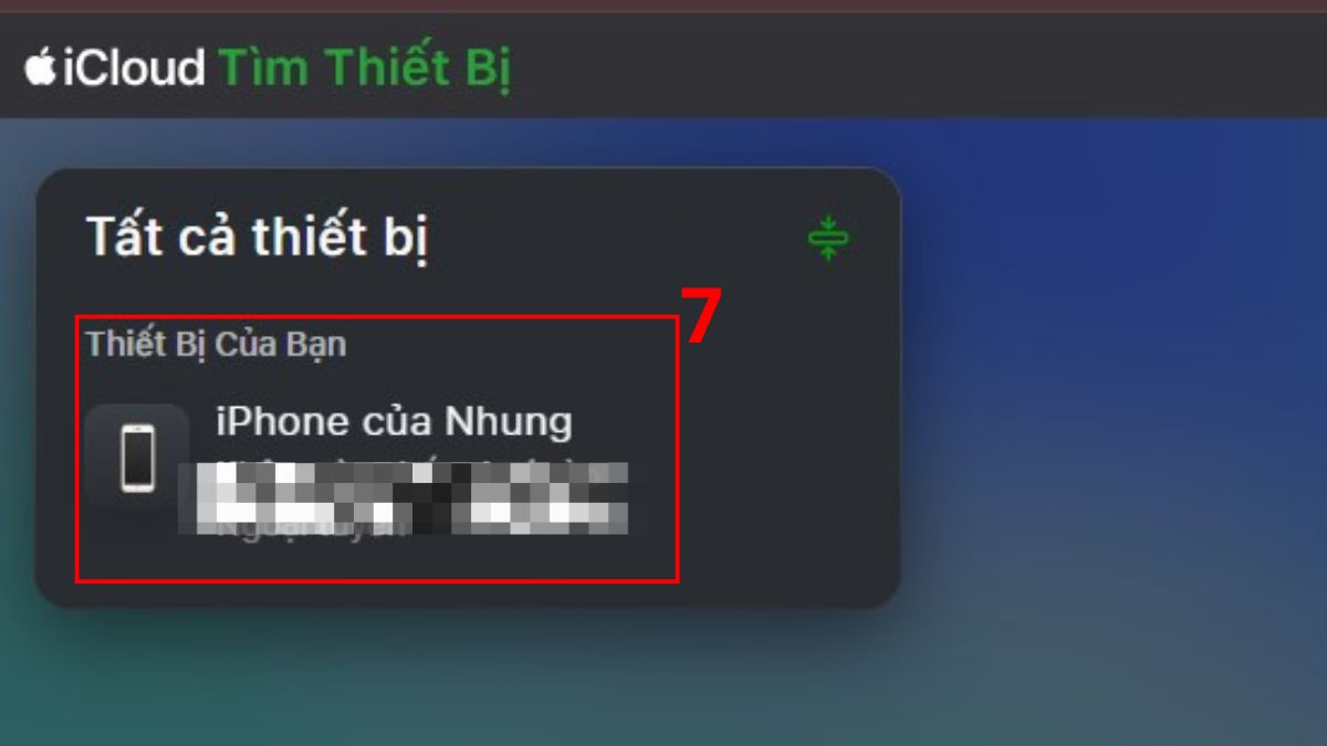 cách Tìm iPhone bị mất khi tắt nguồn bước 4