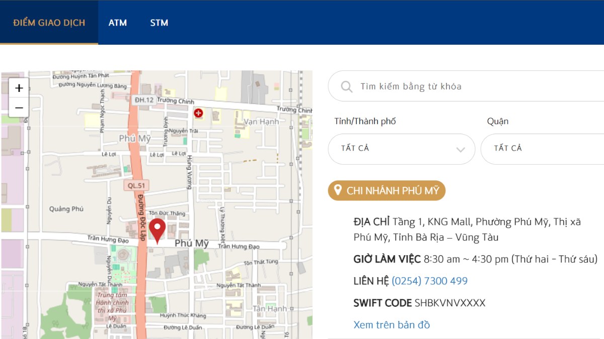 Hướng dẫn tra cứu số tổng đài Shinhan tại các chi nhánh