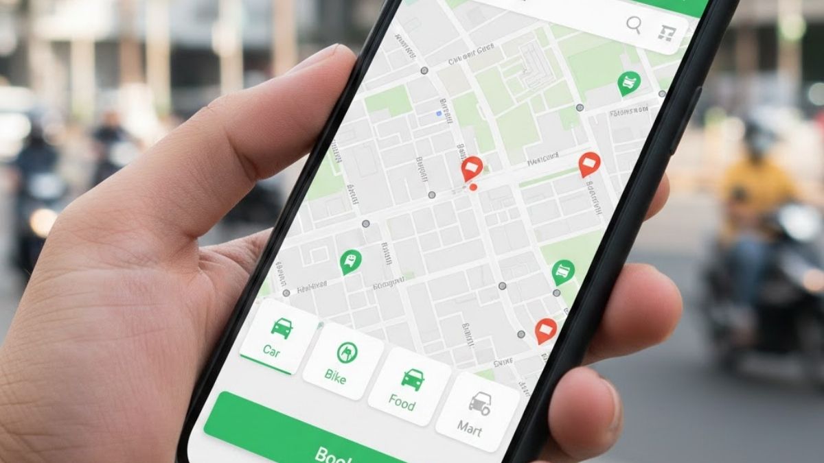 ứng dụng trên thiết bị di động grab