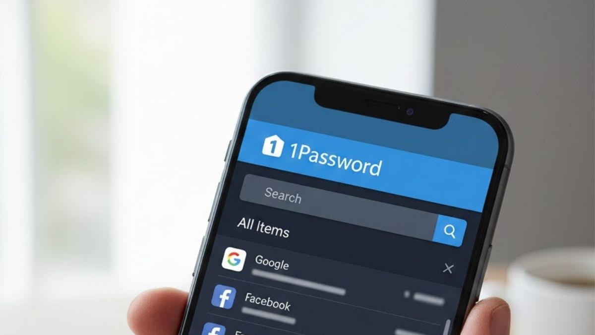 ứng dụng trên thiết bị di động 1password