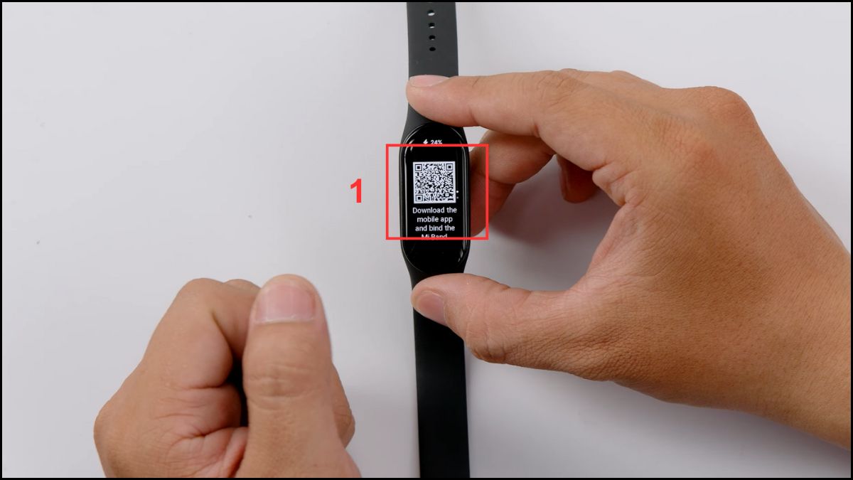 Cách sử dụng vòng đeo tay thông minh bước 1