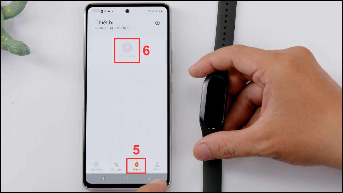 Cách sử dụng vòng đeo tay thông minh bước 4