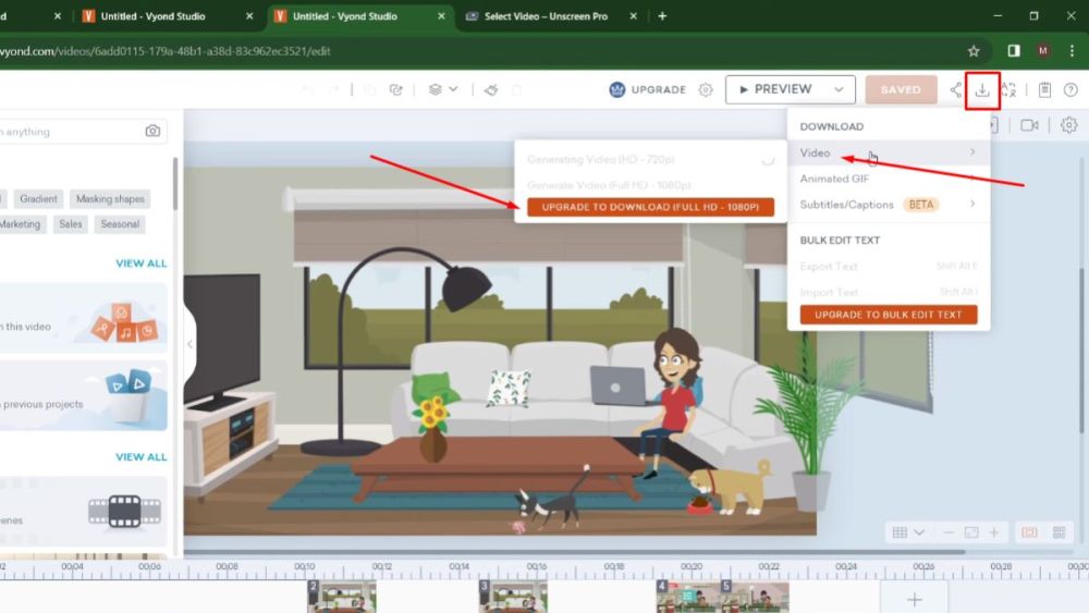 Hướng dẫn sử dụng Vyond tạo video hoạt hình AI bước 6
