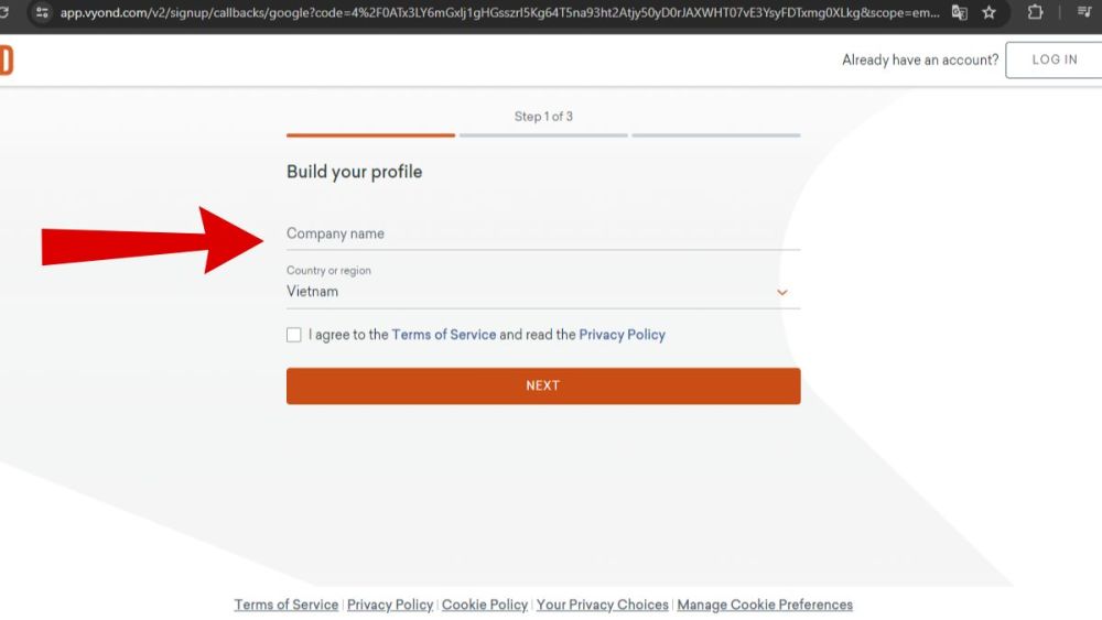 Cách đăng ký tài khoản Vyond miễn phí bước 4