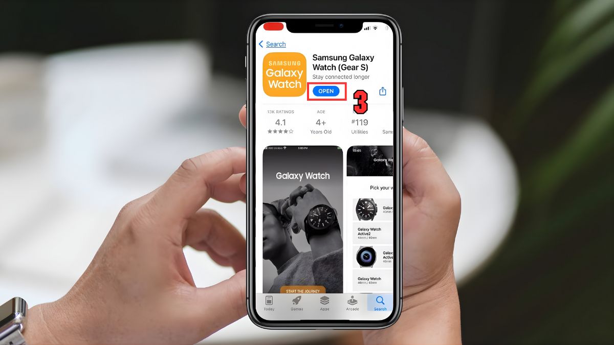 Cách tải sử dụng Wearable ios bước 2