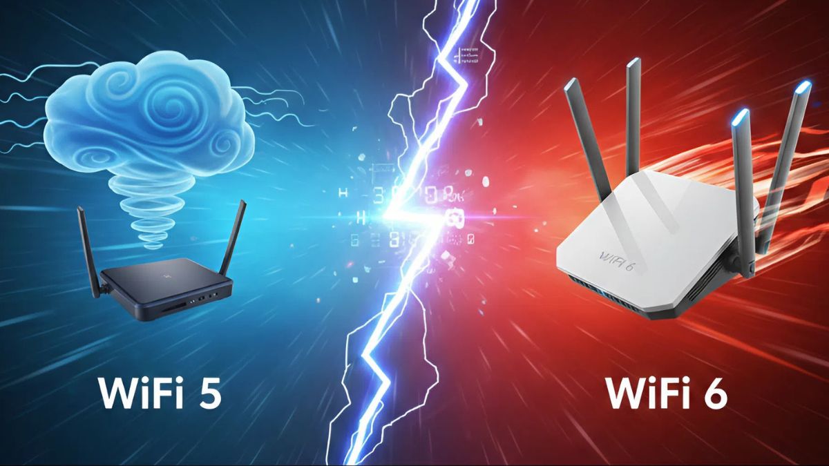 WiFi 6 khác gì WiFi 5 là gì