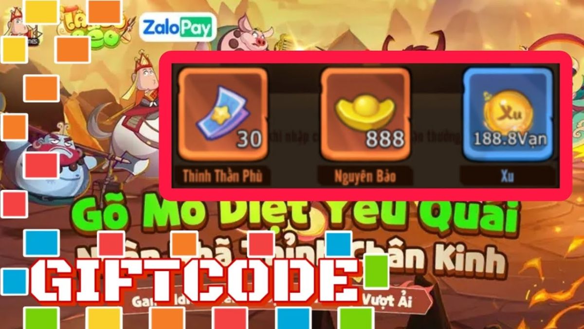 Phần thưởng khi sử dụng code Tây Du Béo