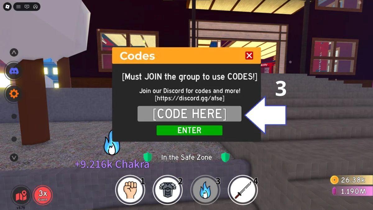 Cách sử dụng code Anime Fighting Simulator Endless