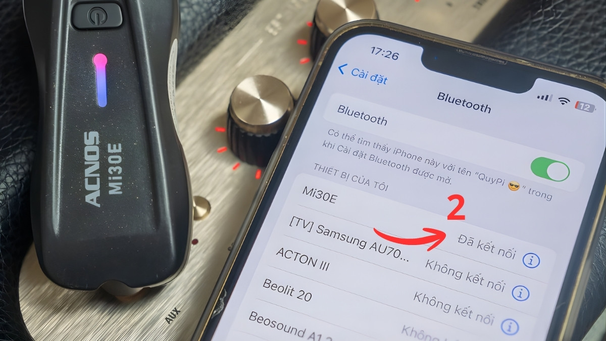 Cách kết nối micro không dây, bluetooth với loa Marshall