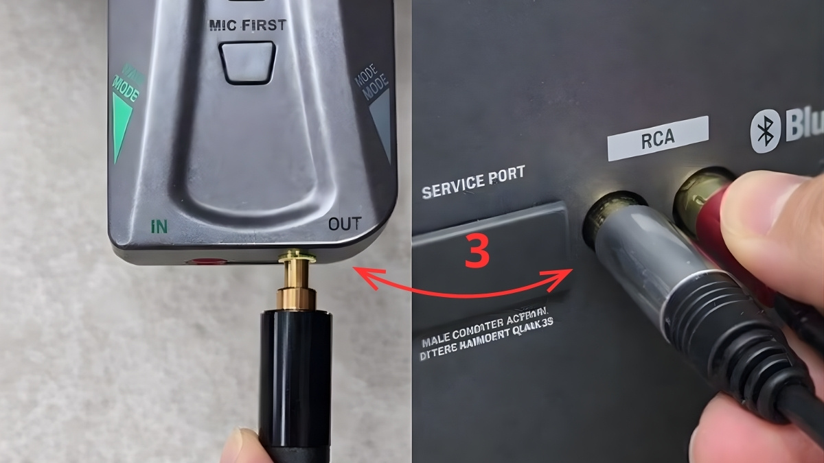 Cách kết nối micro không dây với loa Marshall